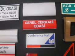 acil güvenlik tabela levhaları