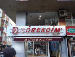 Börekçim ışıklı tabela