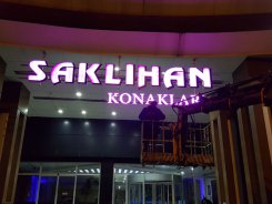 saklıhan ışıklı tabela